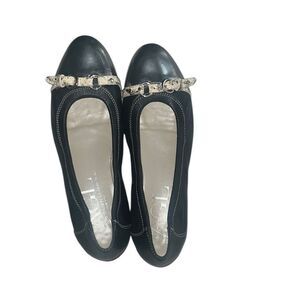 AGL Black and Silver  Women's Shoes Size 40